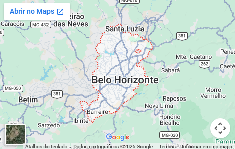 Mapa de Belo Horizonte